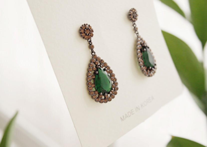 Lesly Earrings (Green)